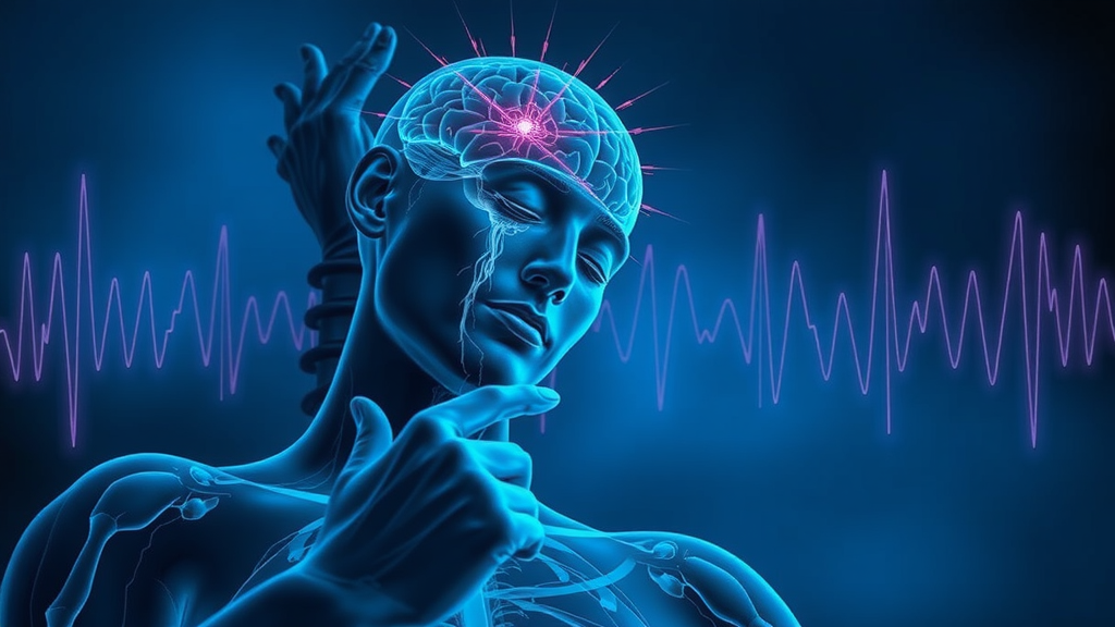 scientific diagram of human sleep cycles disrupted by EMF waves, EMFs affect sleep, pineal gland focus with signal patterns